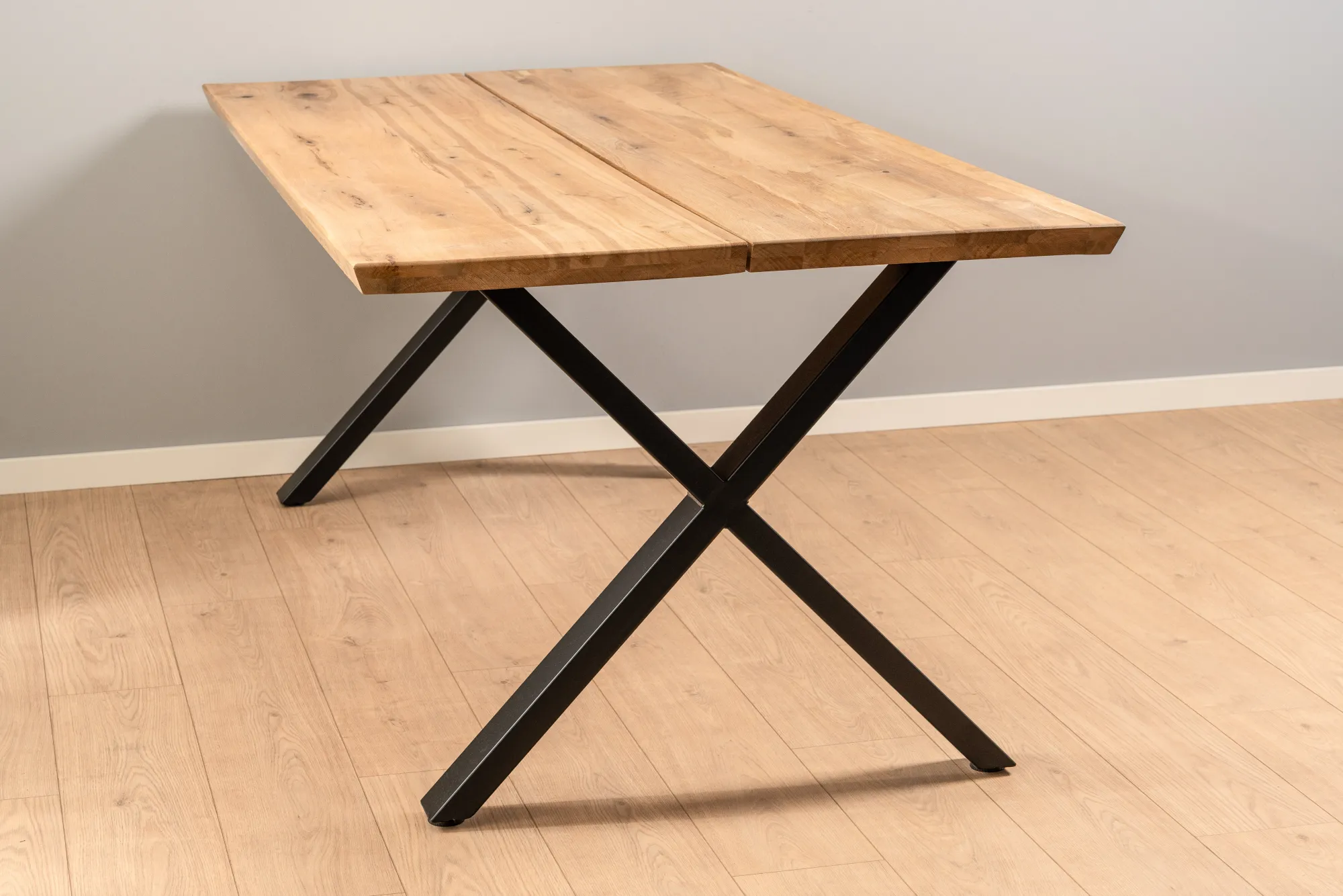 Homeville Firenze med krydsben 200x95x74cm eg natur/sort