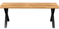 Homeville Firenze med krydsben 200x95x74cm eg natur/sort