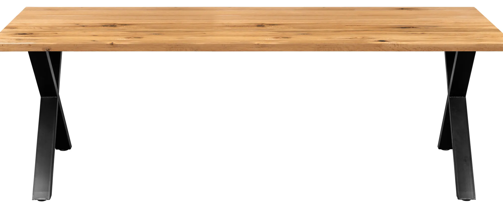 Homeville Firenze med krydsben 220x95x74cm eg natur/sort