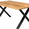 Homeville Firenze med krydsben 160x95x74cm eg natur/sort