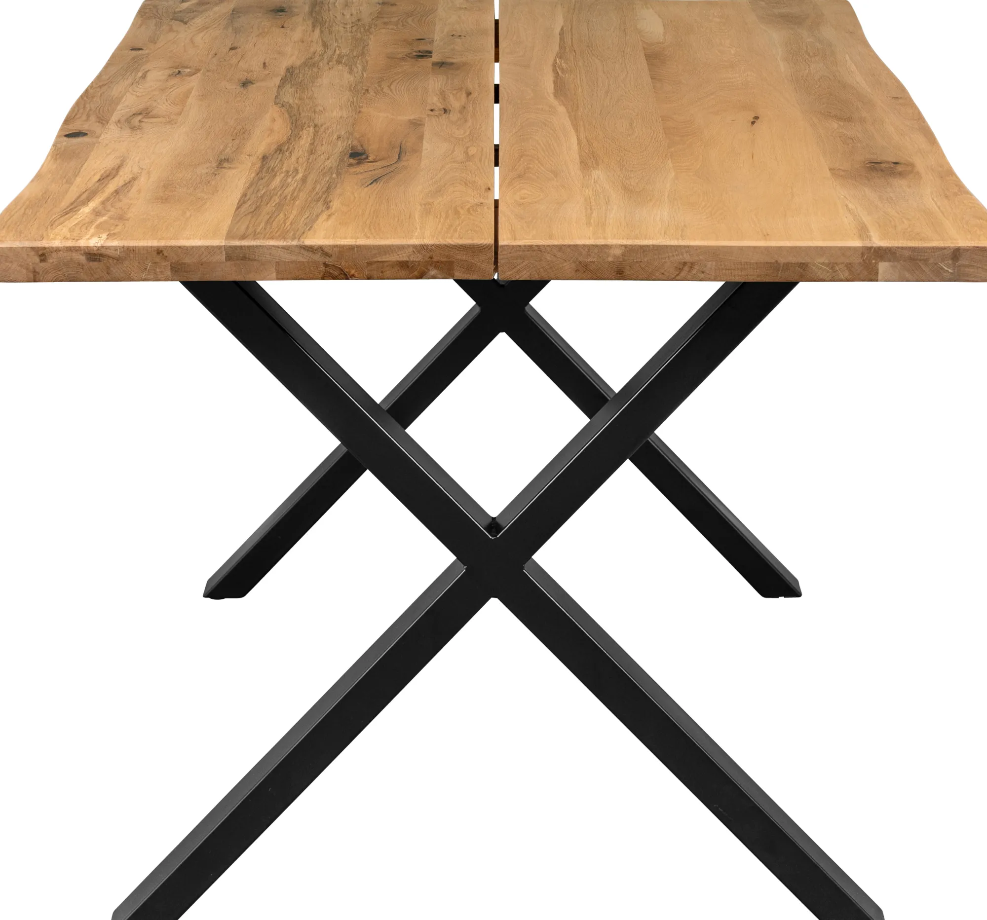 Homeville Firenze med krydsben 160x95x74cm eg natur/sort