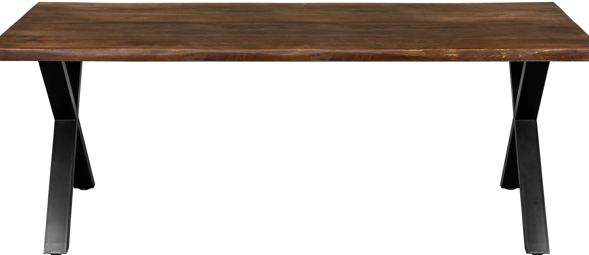 Homeville Firenze med krydsben 200x95x74cm eg smoked/sort