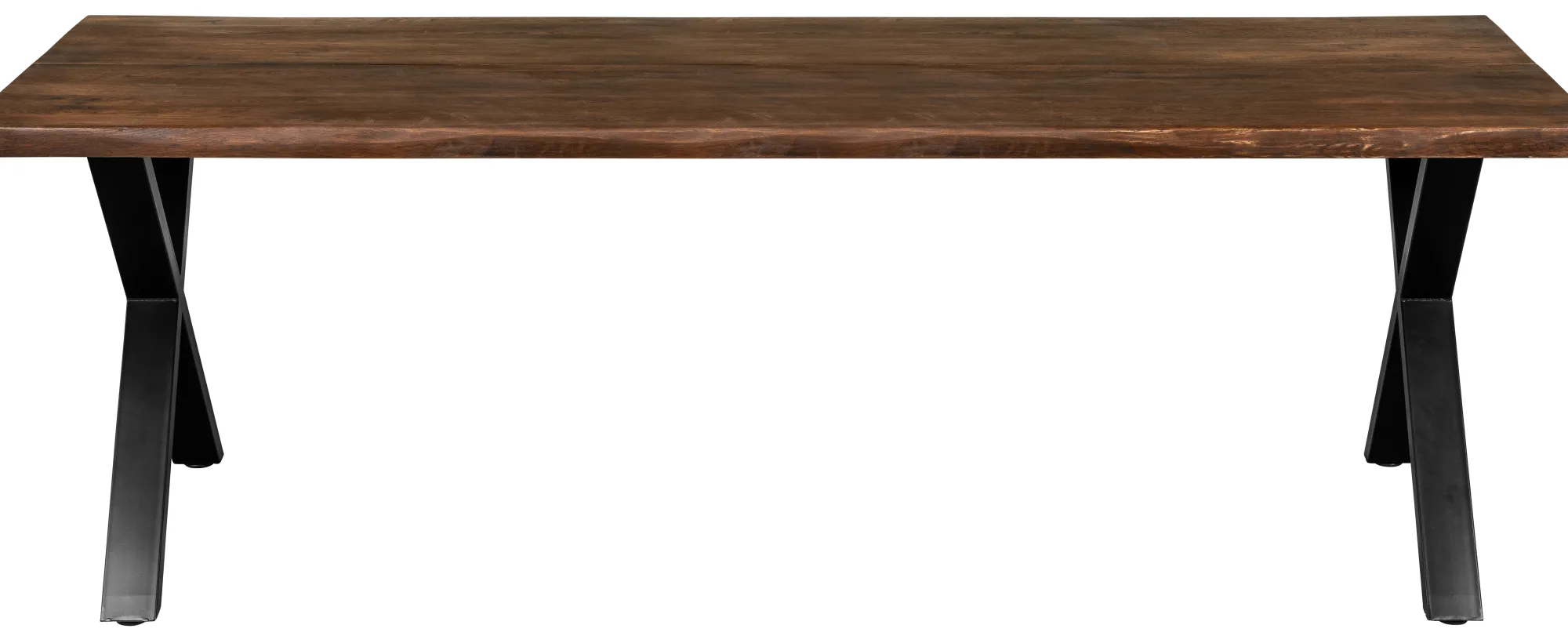 Homeville Firenze med krydsben 220x95x74cm eg smoked/sort