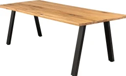 Homeville Firenze med skråben 220x95x74cm eg natur/sort
