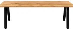 Homeville Firenze med skråben 220x95x74cm eg natur/sort