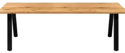 Homeville Firenze med skråben 220x95x74cm eg natur/sort