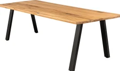 Homeville Firenze med skråben 240x95x74cm eg natur/sort