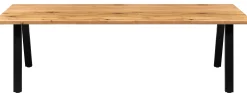 Homeville Firenze med skråben 240x95x74cm eg natur/sort