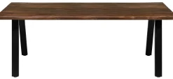 Homeville Firenze med skråben 200x95x74cm eg smoked/sort