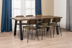 Homeville Firenze med skråben 200x95x74cm eg smoked/sort