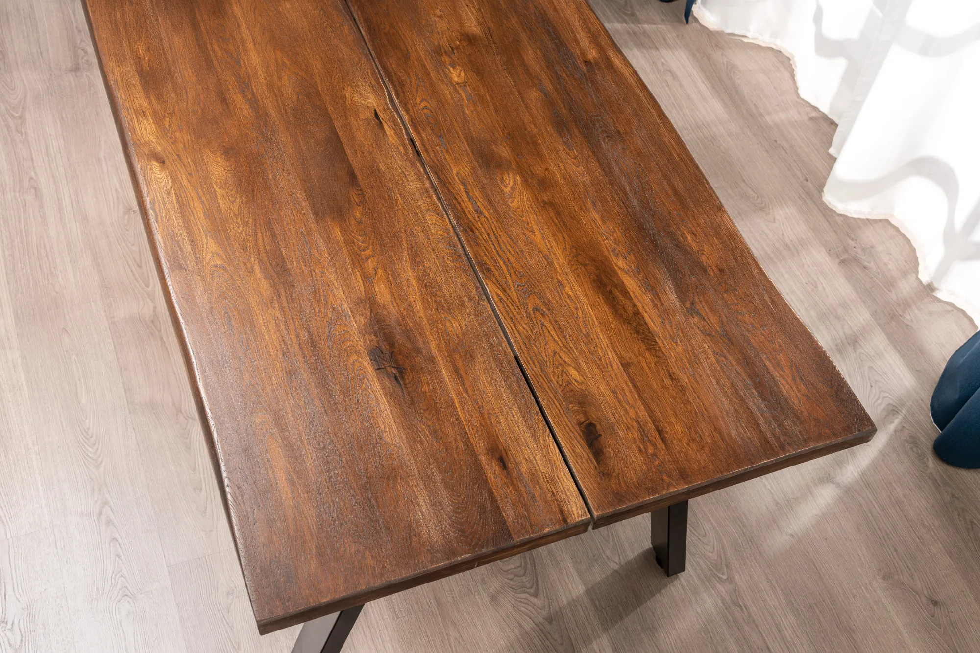 Homeville Firenze med skråben 200x95x74cm eg smoked/sort