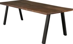Homeville Firenze med skråben 240x95x74cm eg smoked/sort