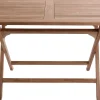 Moreland Foldbar havebord teaktræ 70x120x75,5cm