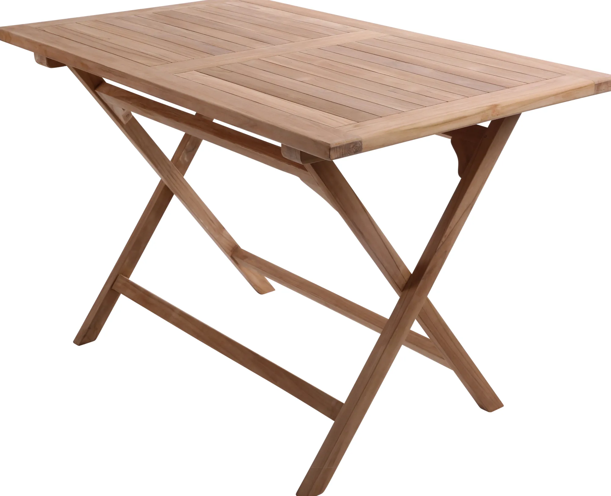 Moreland Foldbar havebord teaktræ 70x120x75,5cm