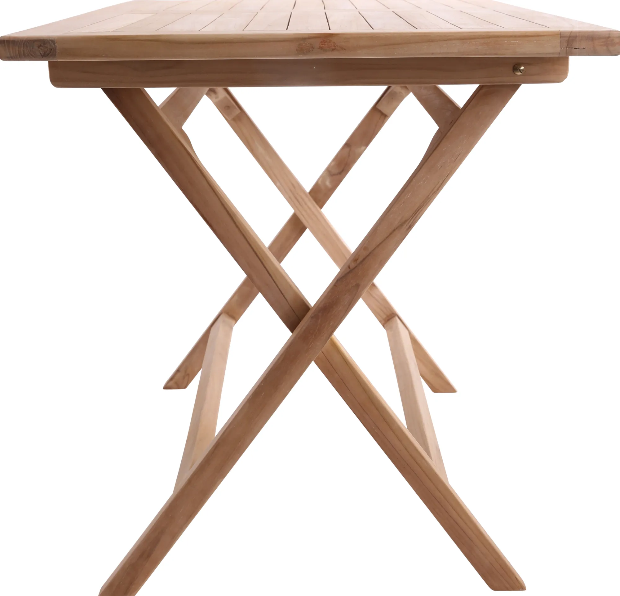 Moreland Foldbar havebord teaktræ 70x120x75,5cm