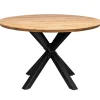 Homeville Forli 120x120x74cm eg natur/sort