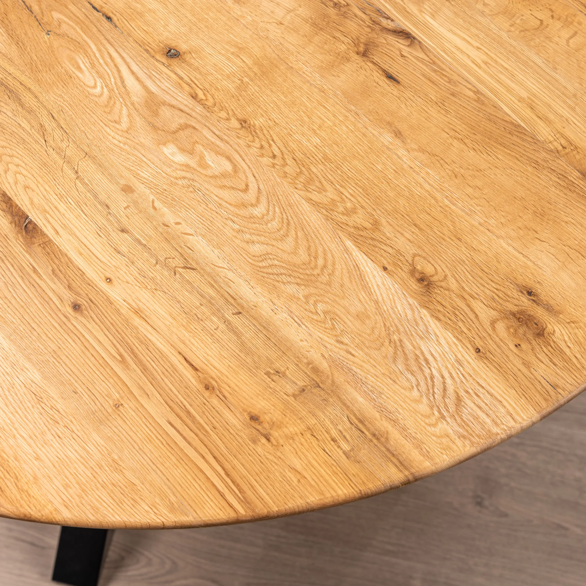 Homeville Forli 120x120x74cm eg natur/sort
