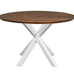 Homeville Forli 120x120x74cm eg smoked/hvid