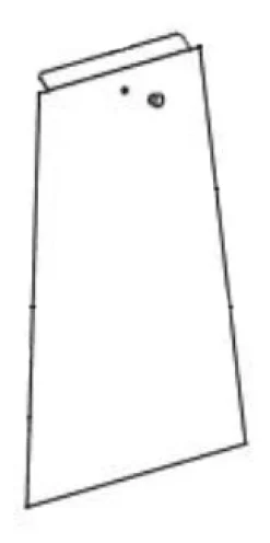 Moreland Frontpanel til LUX terrassevarmer sort