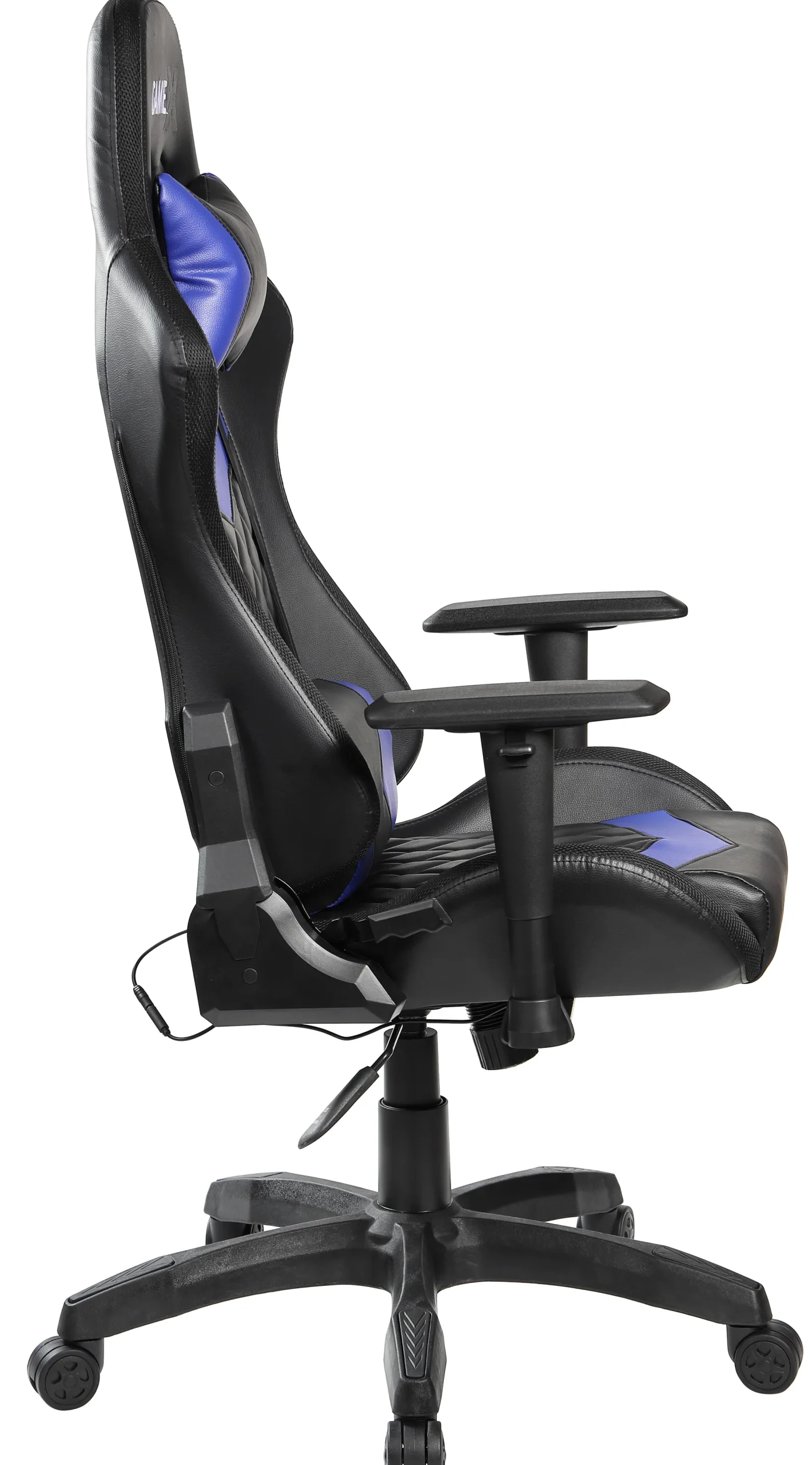 GameX Lopez LED kunstlæder sort/blå