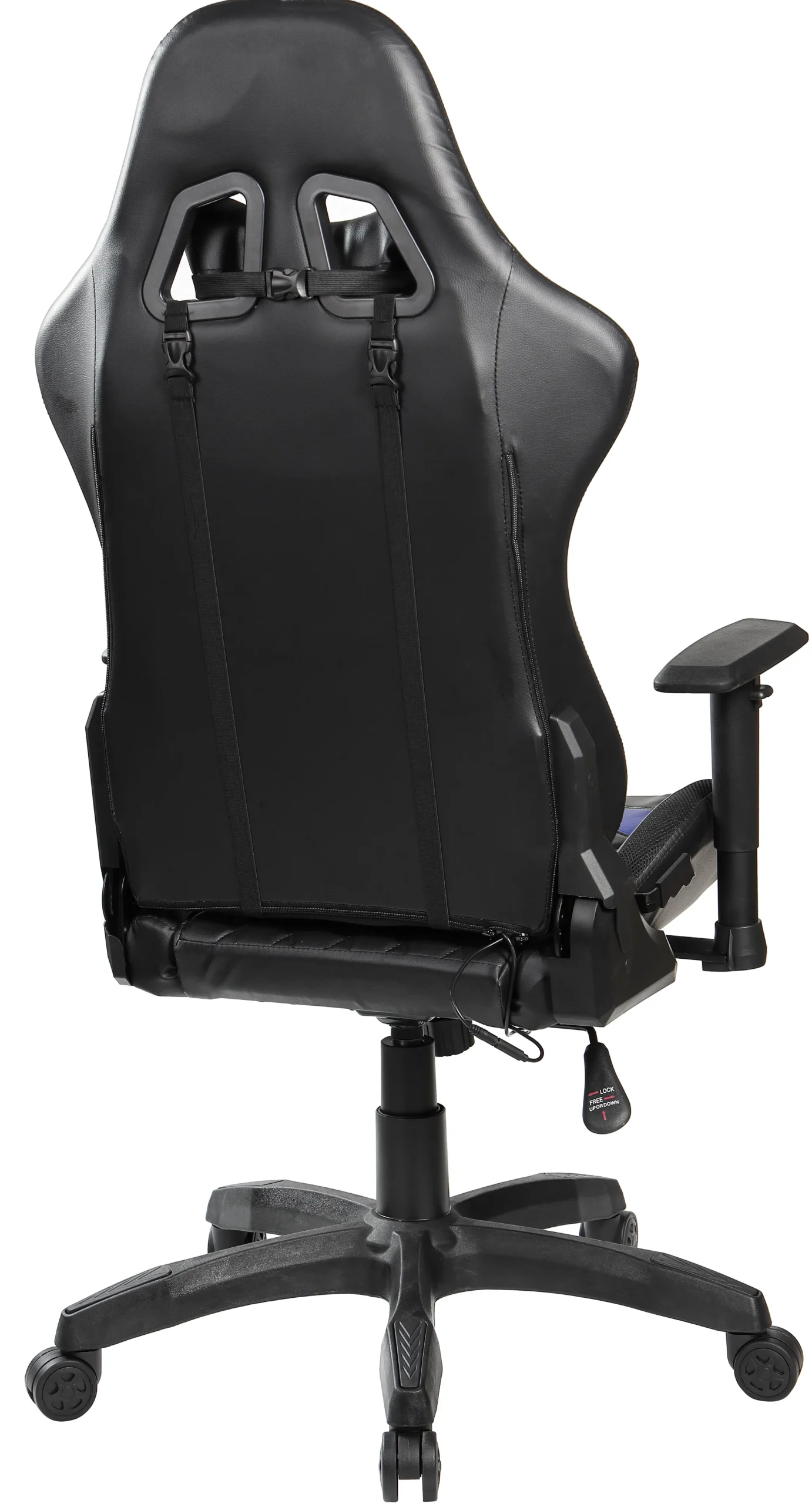 GameX Lopez LED kunstlæder sort/blå