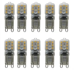 Homeville G9 LED 2,5W (10 stk.) koldt lys