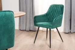 Homeville Hanne velour mørkegrøn