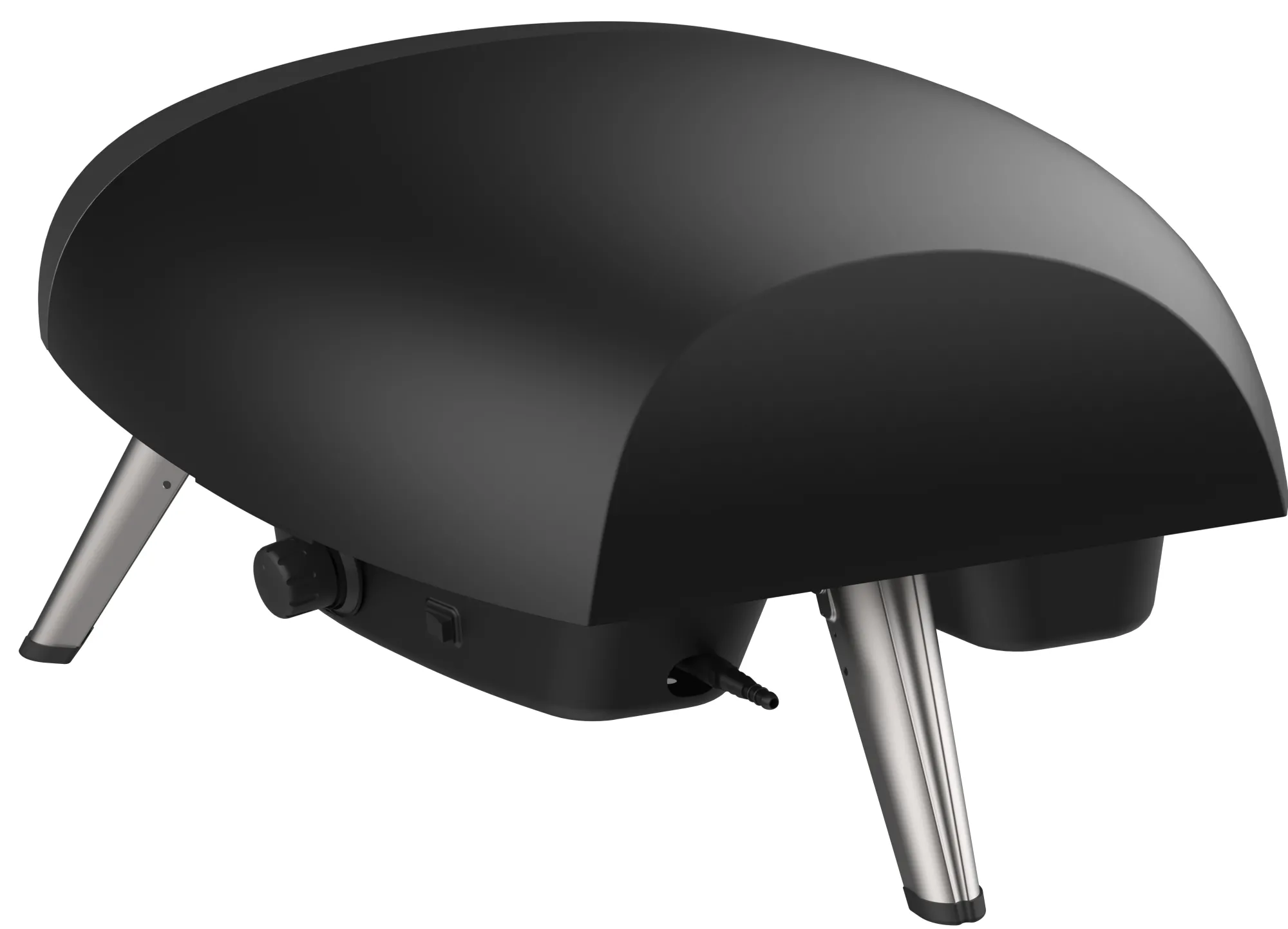 Heatus pizzaovn til gas 16" med rotation sort