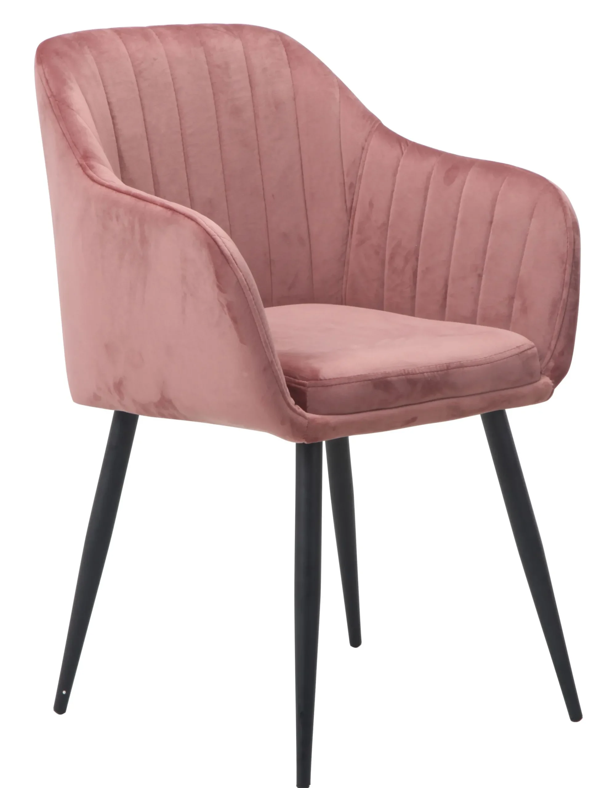 Homeville Helle velour rosa/sort