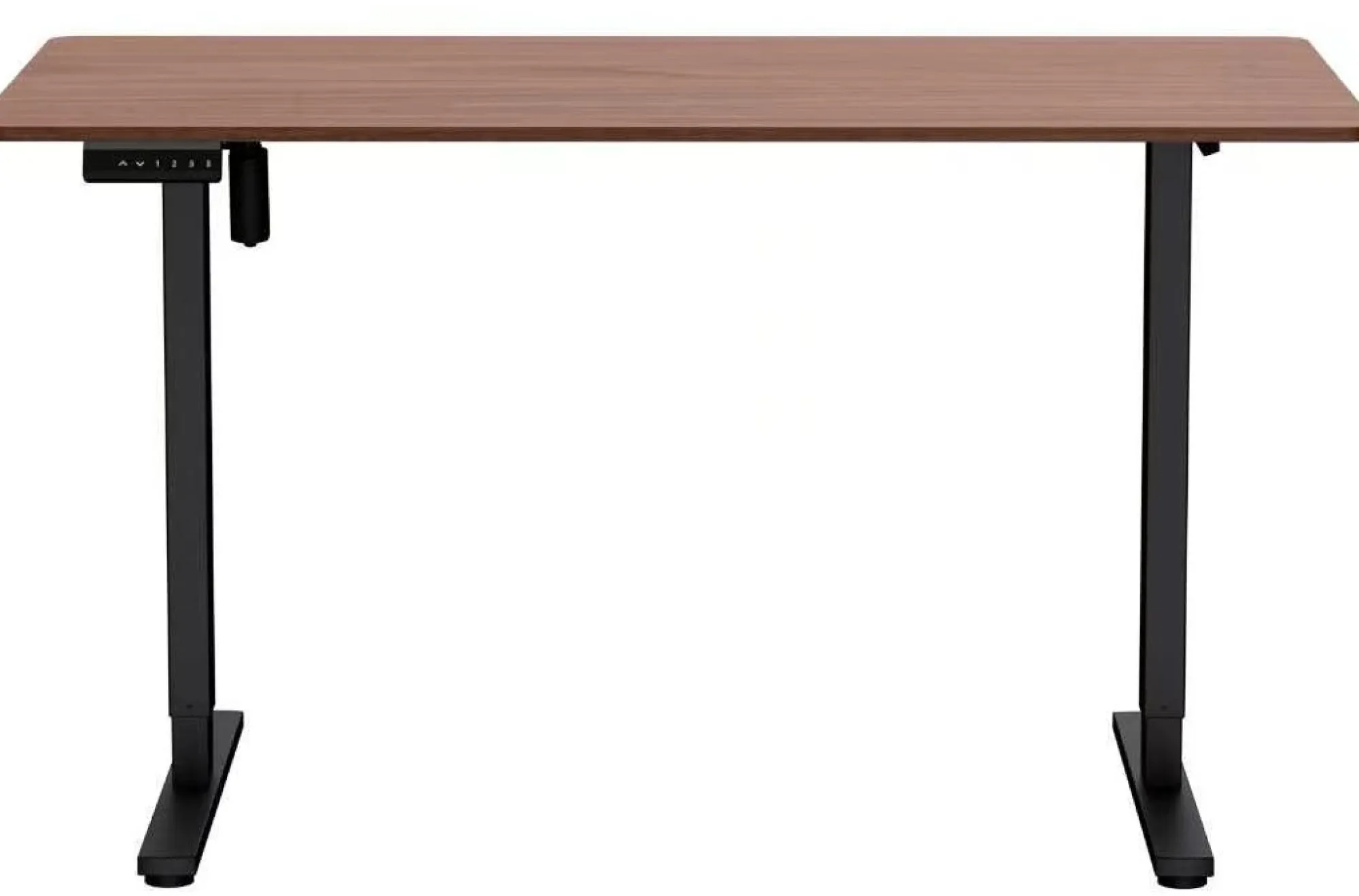 Homeville Hæve sænkebord brun 140x80cm