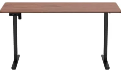 Homeville Hæve sænkebord brun 160x80cm