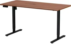 Homeville Hæve sænkebord brun 160x80cm