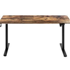 Homeville Hæve sænkebord mørkebrun 160x60cm