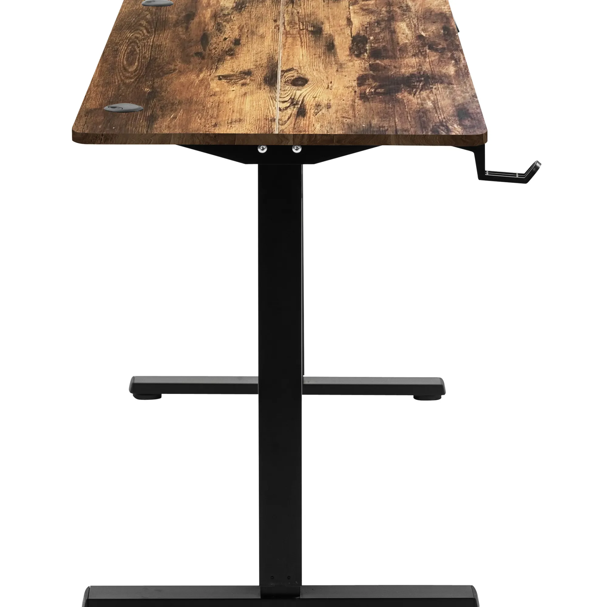 Homeville Hæve sænkebord mørkebrun 160x60cm