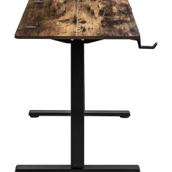 Homeville Hæve sænkebord mørkebrun 120x60cm