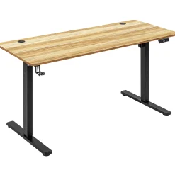 Homeville Hæve sænkebord natur 140x60cm