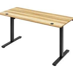 Homeville Hæve sænkebord natur 140x60cm