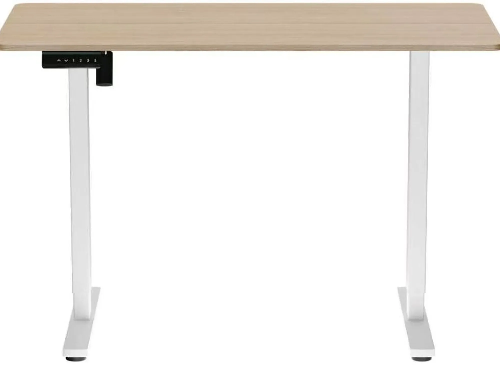 Homeville Hæve sænkebord natur 120x60cm