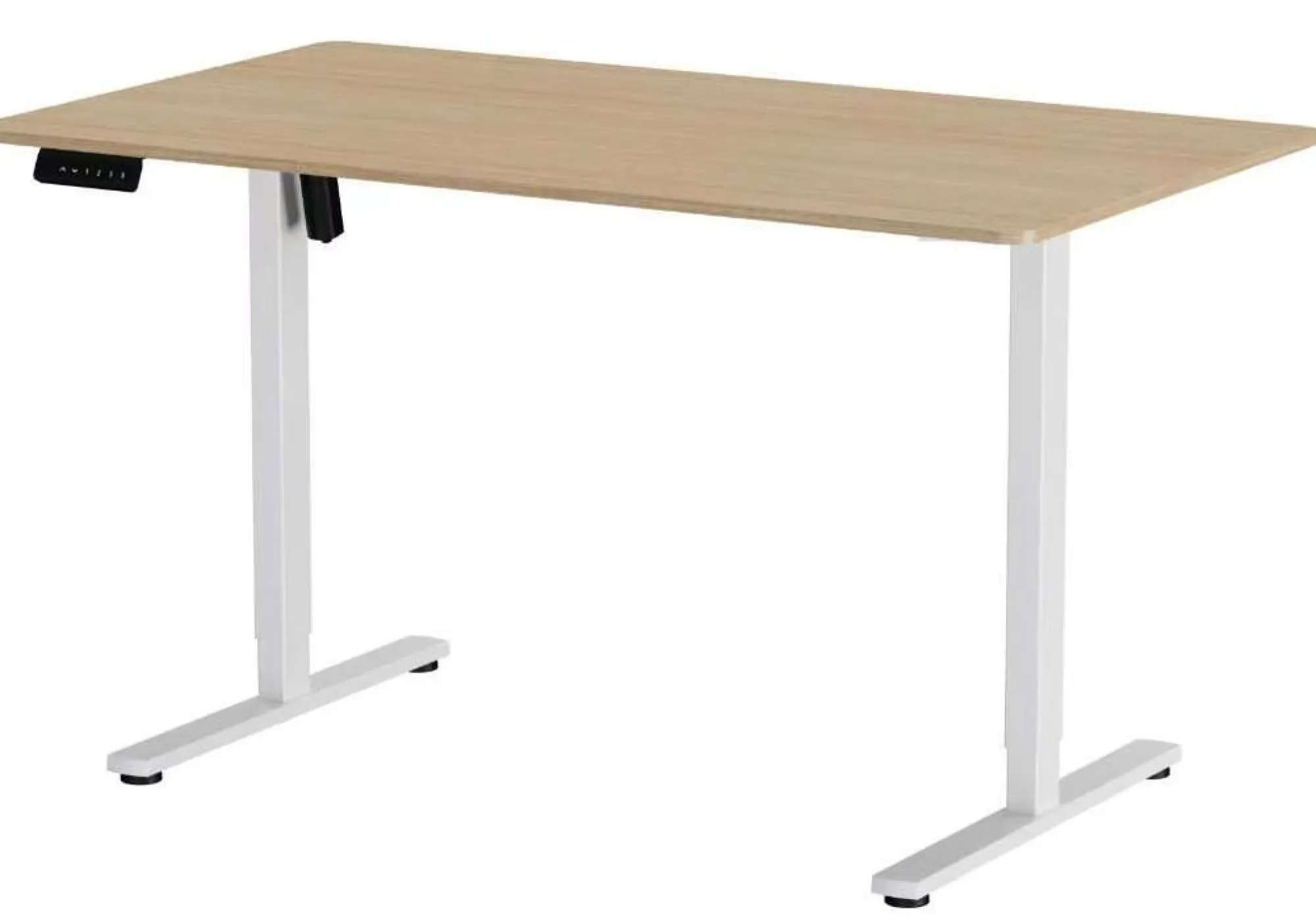 Homeville Hæve sænkebord natur 140x80cm