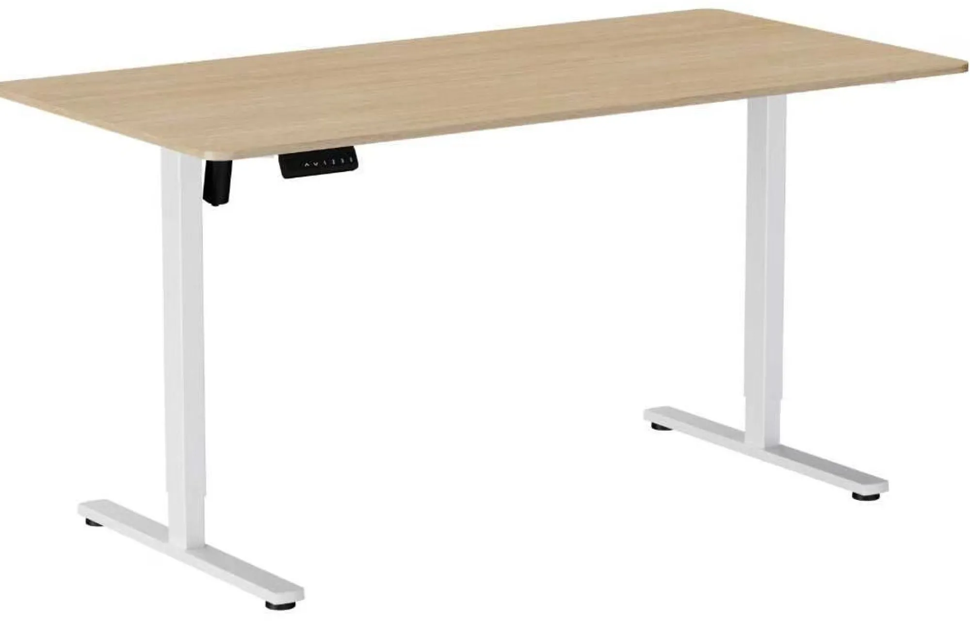 Homeville Hæve sænkebord natur 160x80cm