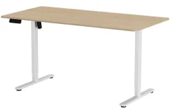 Homeville Hæve sænkebord natur 160x80cm
