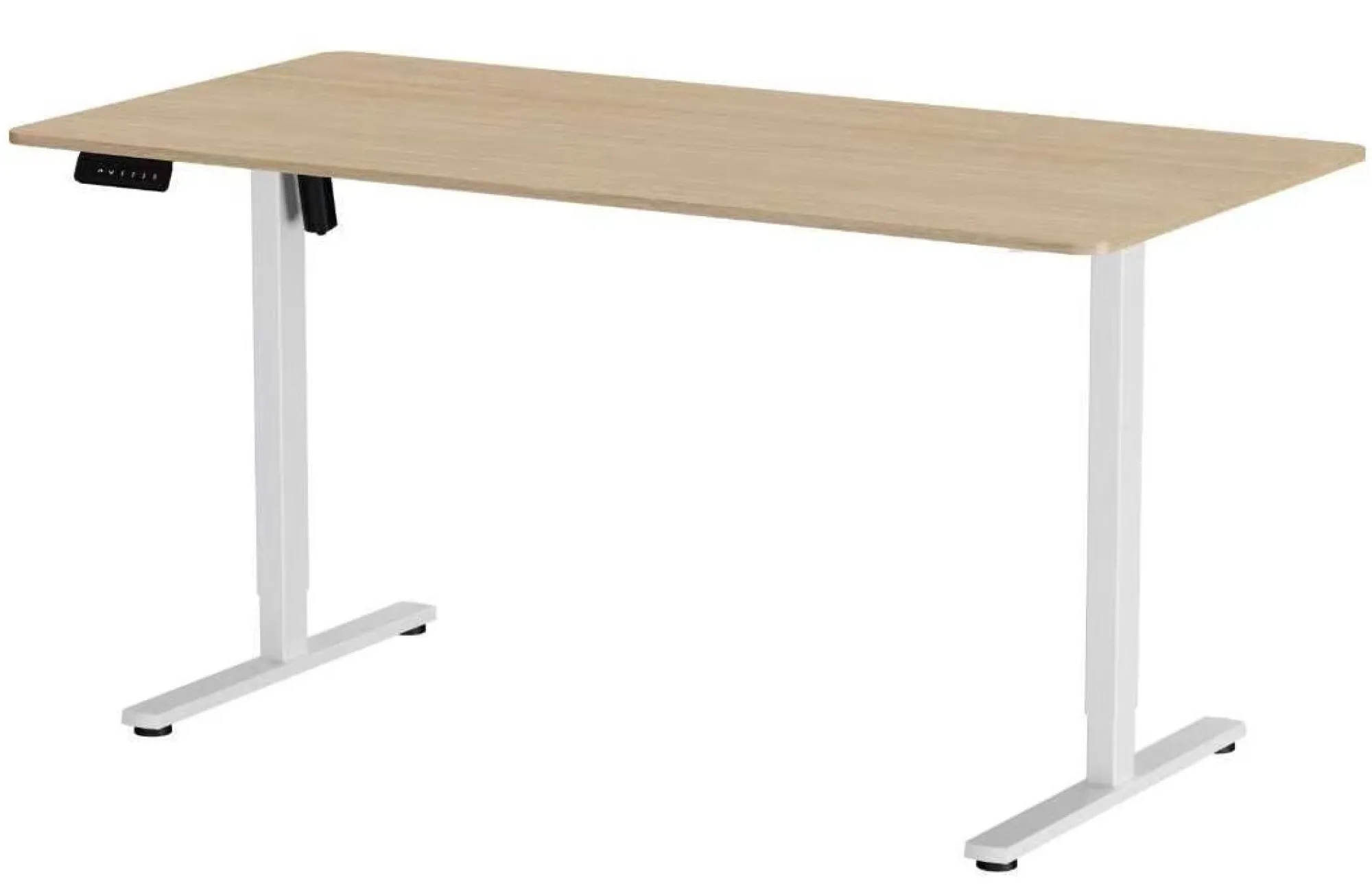 Homeville Hæve sænkebord natur 160x80cm