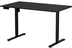 Homeville Hæve sænkebord sort 140x80cm