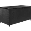Homeville Hyndeboks med hjul 160x80x78cm sort