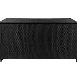 Homeville Hyndeboks med hjul 160x80x78cm sort