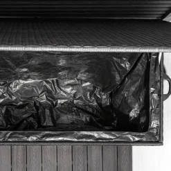 Homeville Hyndeboks med hjul 160x80x78cm sort