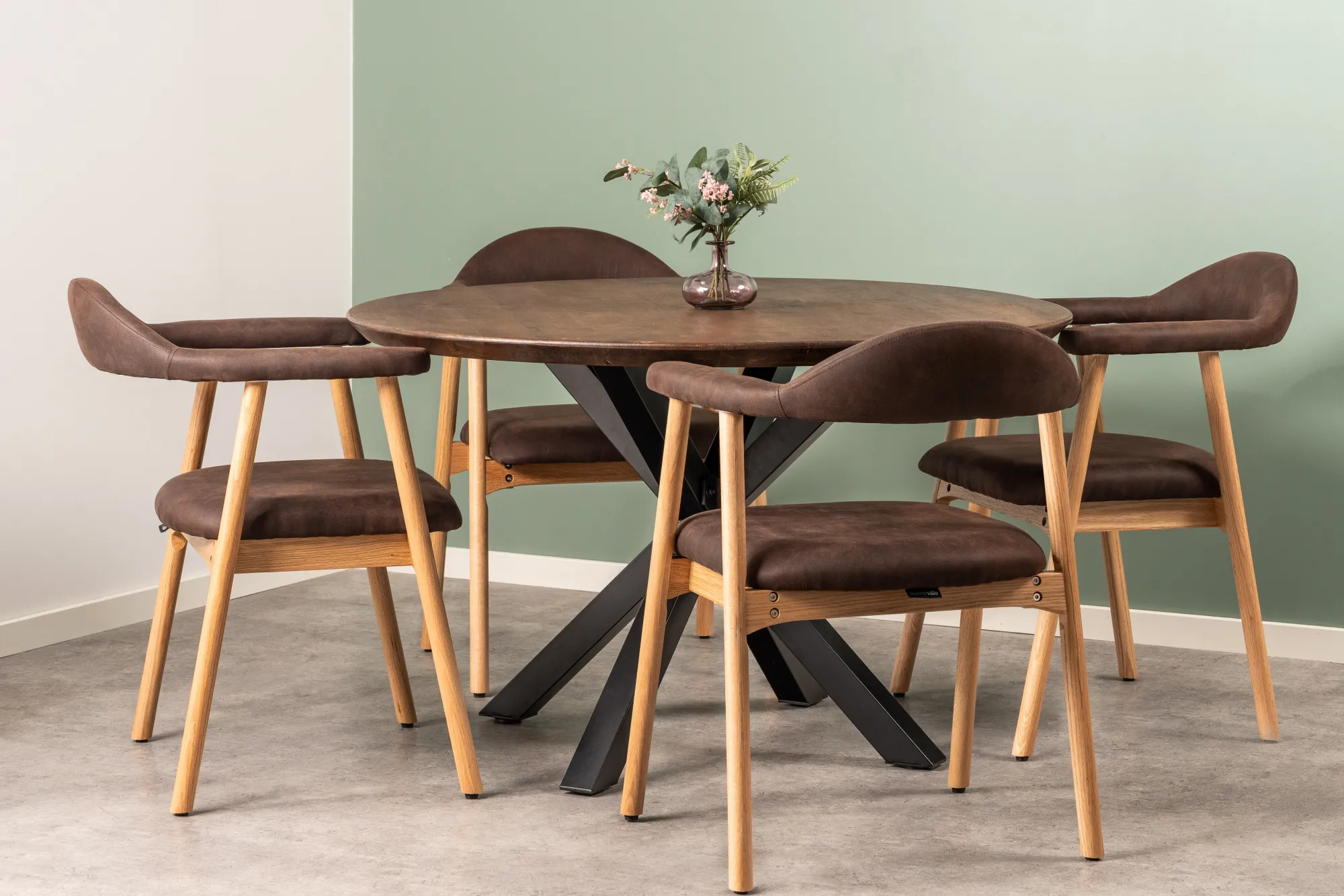 Homeville Inge stof brun
