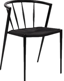 Homeville Isabella med fletsæde sort/sort