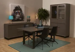 Furnhouse Isabel med drejefunktion kunstlæder sort