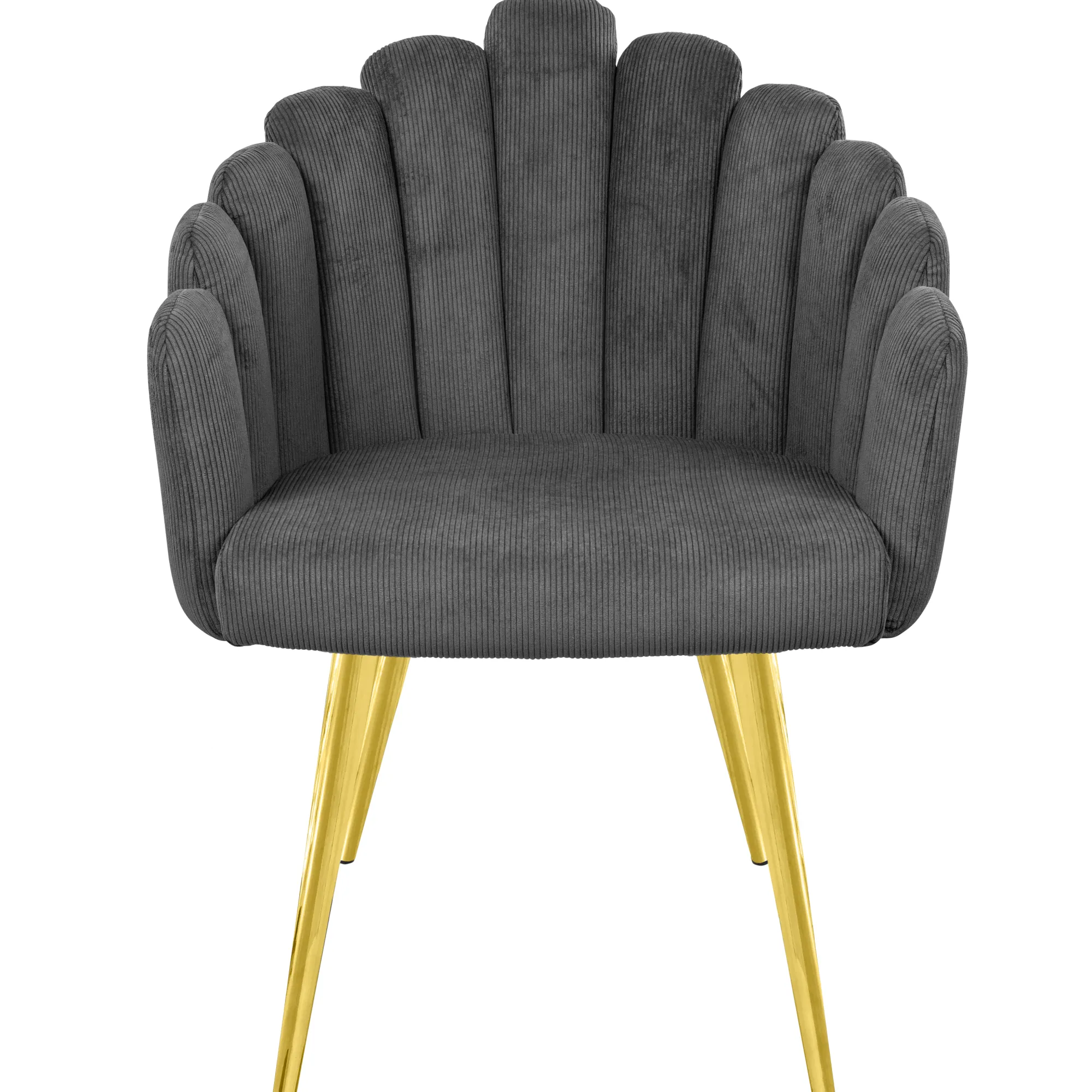 Homeville Jasmin fløjl grå/guld